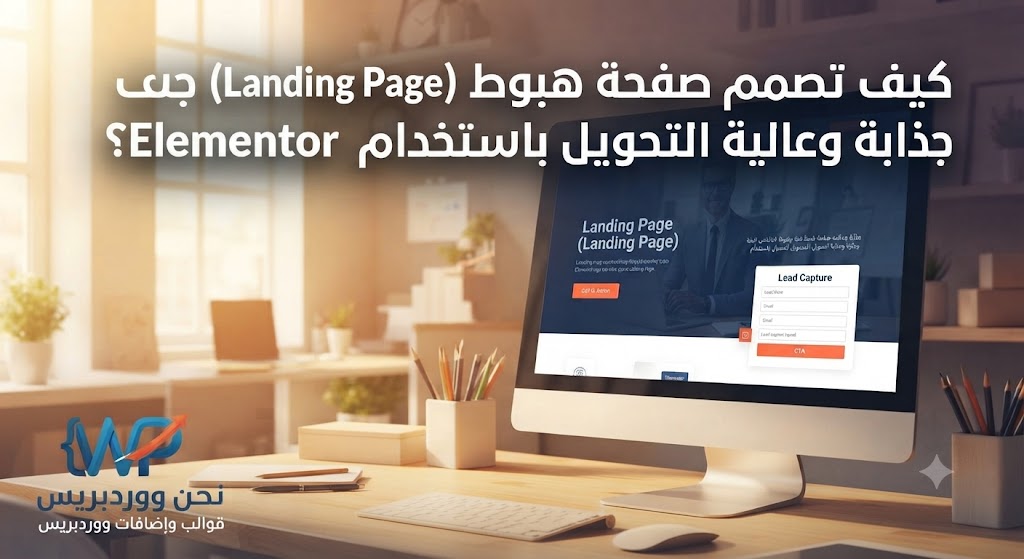 كيف تصمم صفحة هبوط (Landing Page) جذابة وعالية التحويل باستخدام Elementor؟