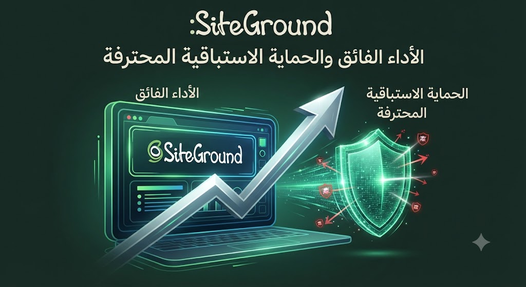 Site Ground الأداء الفائق والحماية الاستباقية المحترفة