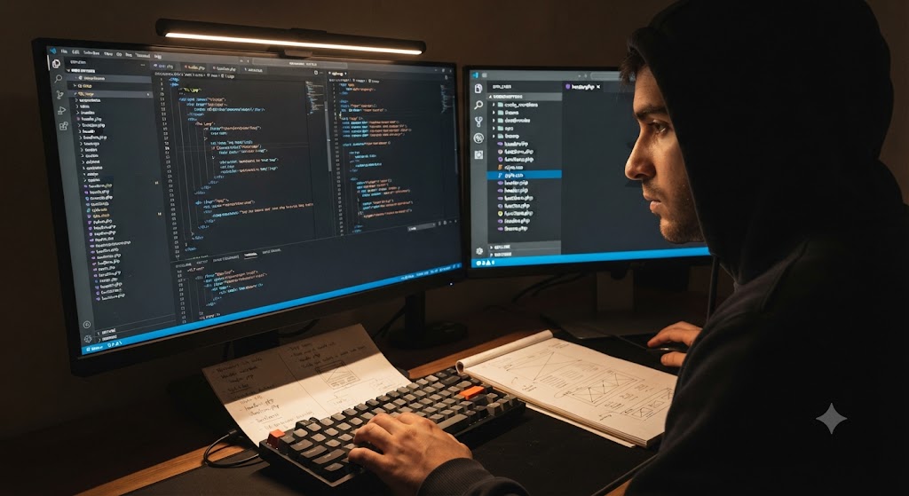 دليل المطورين: كيفية إنشاء قالب ووردبريس مخصص (Custom Theme) من الصفر