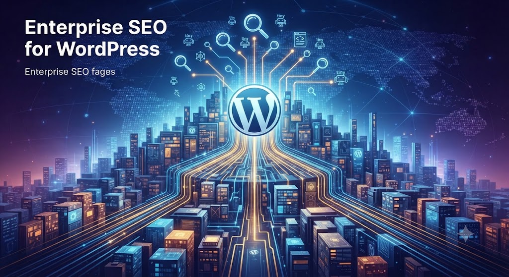 تحسين أرشفة المواقع الضخمة (Enterprise SEO) في ووردبريس: إدارة ملايين الصفحات بكفاءة عالية